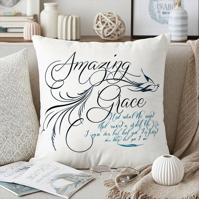 Coussin Grâce incroyable (Créateur téléchargé)