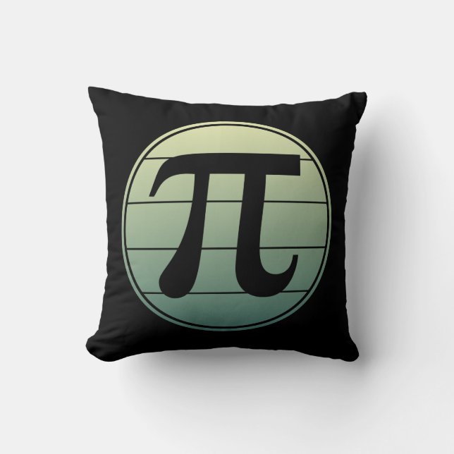 Coussin Gradient | Happy Pi Day Math (Recto)