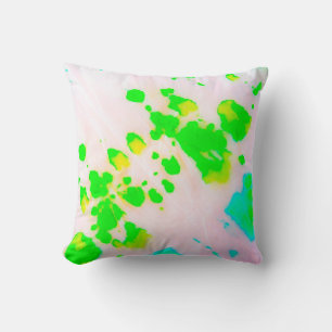 Coussin Graffiti d'art sale. Ikat Abstrait