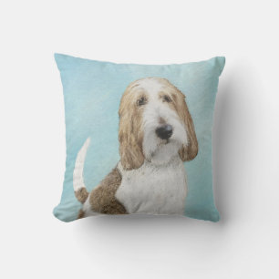 Coussin Grand Basset Griffon Vendeen - Art Chien original