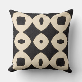 Coussin Grand boho motif géométrique gras