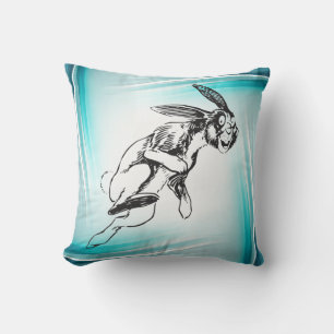 Coussin Grand Lapin Jack Rabbit 
