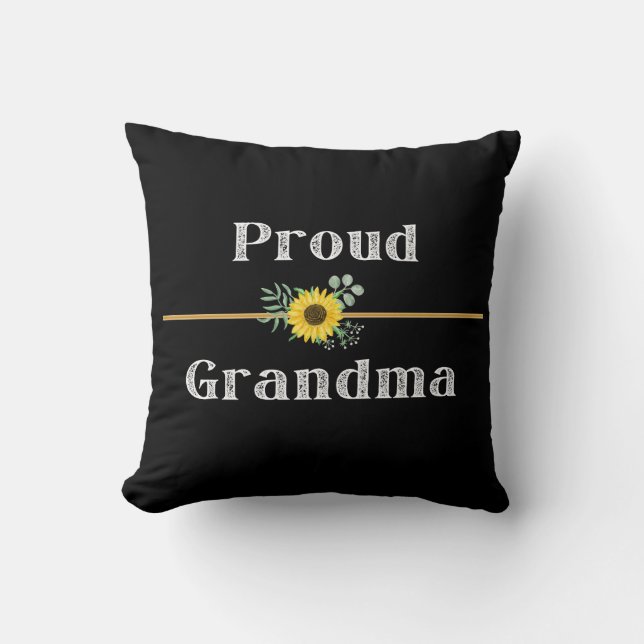 Coussin - Grand-mère fière (Recto)