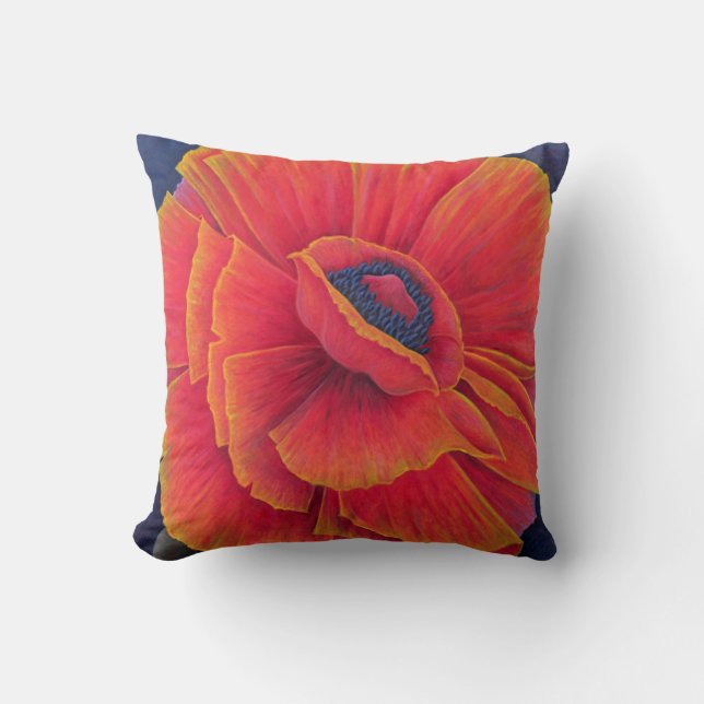 Coussin Grand pavot 2003 (Recto)