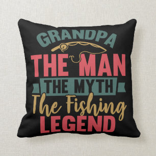 Coussin Grand-Père - L'Homme, Le Mythe, La Légende De La