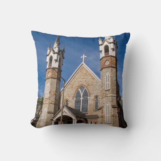 Coussin Grand Rapids de l'église épiscopale Saint-Marc (Recto)