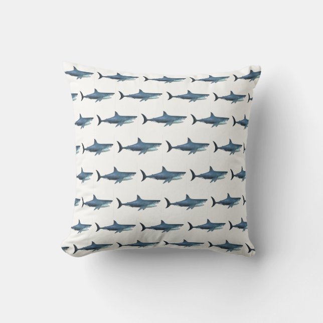 Coussin Grand requin blanc (Recto)