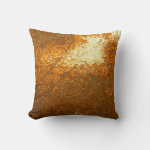 Coussin grand Rust background abstrait, antique, antique, 