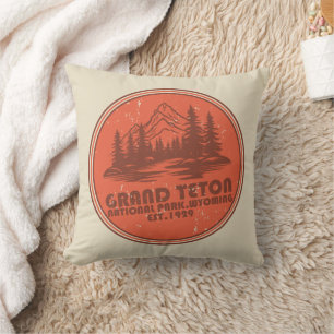 Coussin Grand Teton Parc National du Wyoming