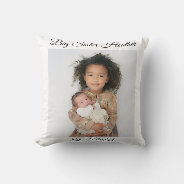 Coussin Grande soeur (Recto)
