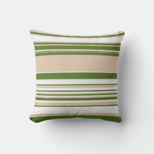 Coussin Grandes complexes - Blanc, Sable et Vert Palme