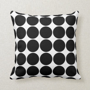 Coussin Grands points noirs