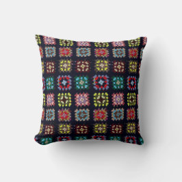 Coussin Granny carrés