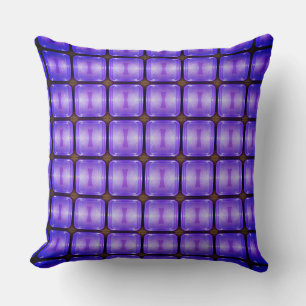 Coussin Graphe Violet Couleur Carré de Surprises Design
