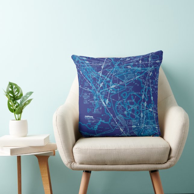 Coussin Graphique aéronautique (Chaise)