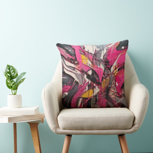 Coussin Graphique d'art moderne (Chaise)