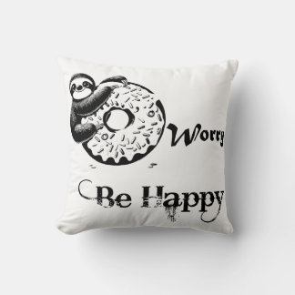 Coussin Graphique de texte créatif, amusant et Humour