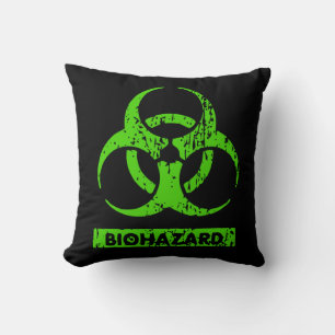 Coussin Graphique des produits chimiques biodangereux écol