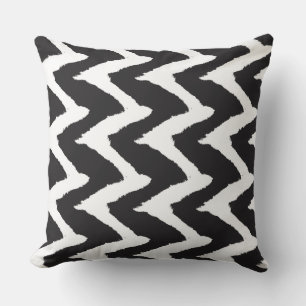 Coussin Graphique noir blanc