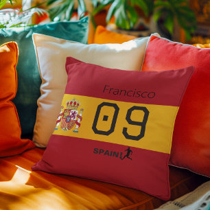 Coussin Graphique personnalisé d'athlète de l'équipe natio