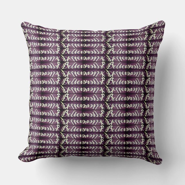 Coussin Graphiques Believe (Recto)