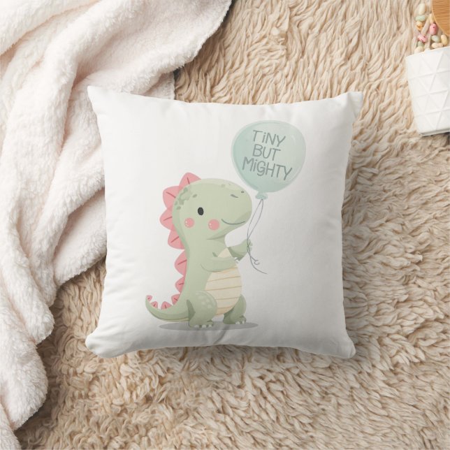 Coussin Graphisme de dino drôle et motivant (Couverture)