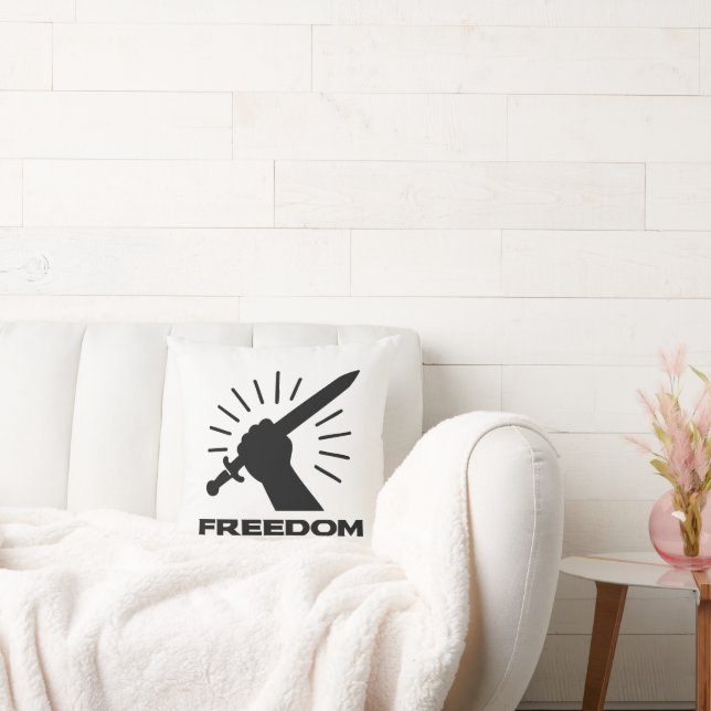 Coussin graphisme d'épée de liberté (Canapé)