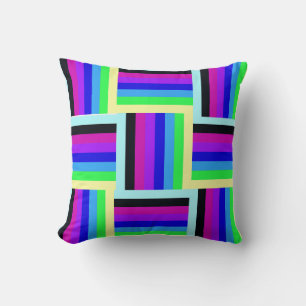 Coussin Gras Arc-en-ciel 16 x 16 Arrondi