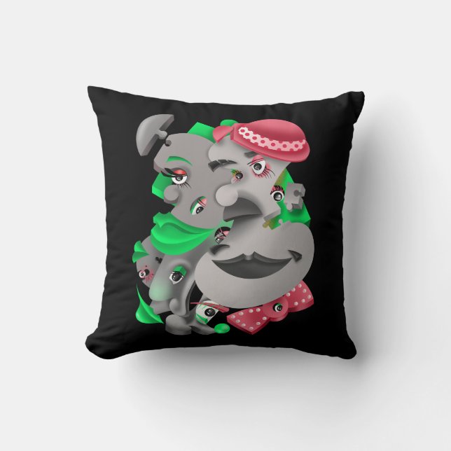 Coussin Gras & Artistique (Recto)