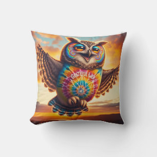 Coussin Grateful Web - Hibou