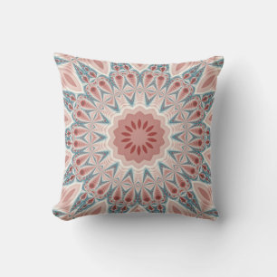 Coussin Grattez moderne Kaleidoscope Mandala art fractal