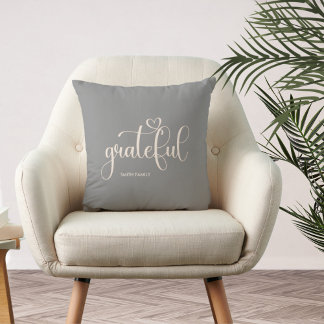 Coussin Gratuit automne gris personnalisé automne