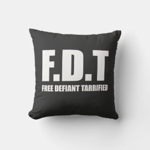 Coussin Gratuit Défiant Tarrifs Américain