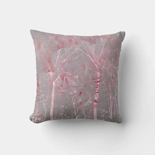 Coussin Gray doux et rose (Recto)