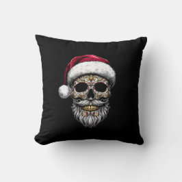 Coussin Great Santa Skull Magic Happy