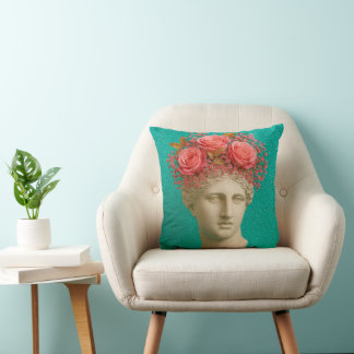 Coussin Greek Ancient Woman Pillow.