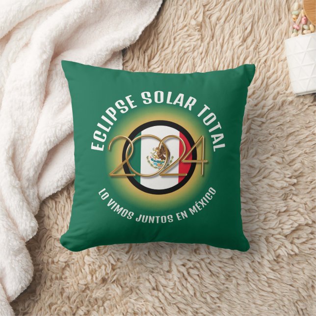 Coussin Green 2024 TOTAL SOLAIRE ECLIPSE Mexique (Couverture)