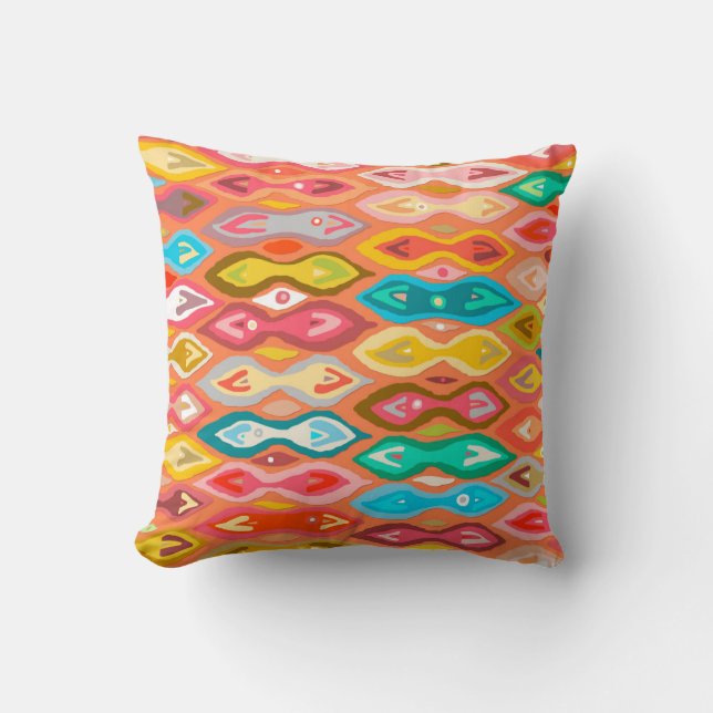 Coussin Greeshma ikat (Recto)