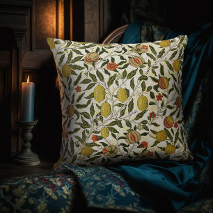 Coussin Grenades Citrons Fruits Jaunes William Morris Pome