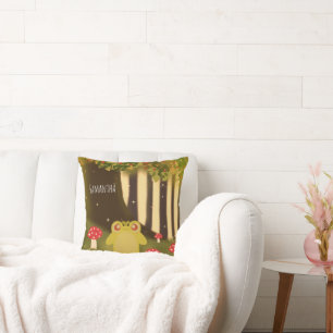 Coussin Grenouille Dans La Nature Magique