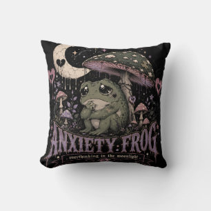 Coussin Grenouille d'anxiété Réflexion excessive Design Cl
