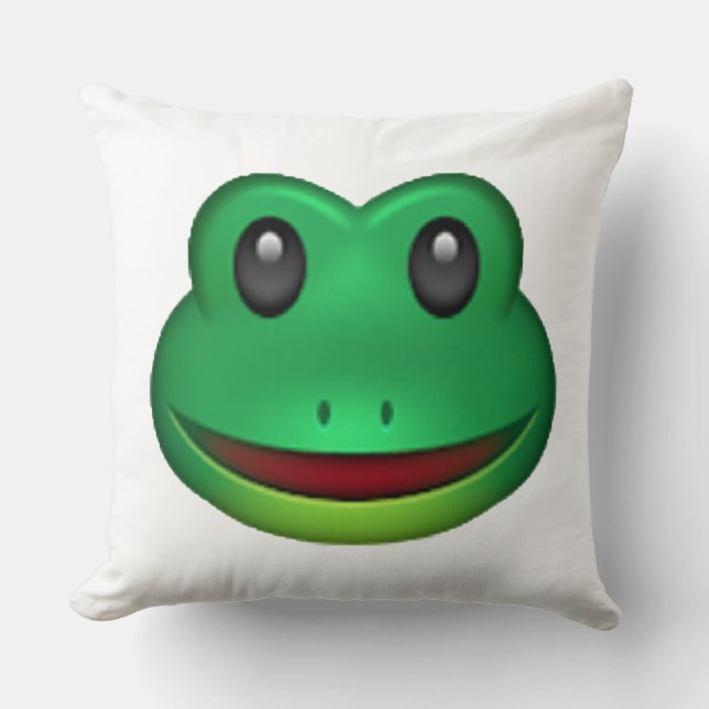 Coussin Grenouille - Emoji (Recto)