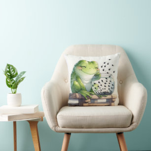 Coussin Grenouille-Mère Avec Des Têtards Dans Le Pêcheur