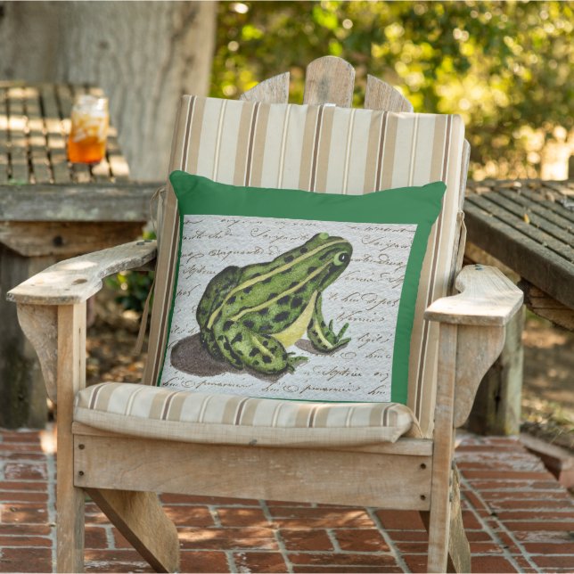 Coussin Grenouille verte (Chaise)