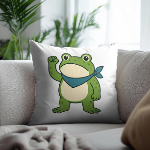 Coussin Grenouilles Contre le Fascisme Manifestation de Gr