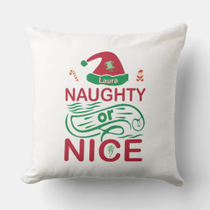 Coussin Grenouilles de Noël coquines ou jolies avec Père N