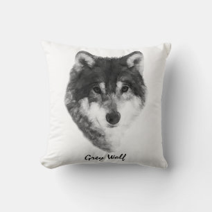 Coussin Grey Wolf stupéfiant