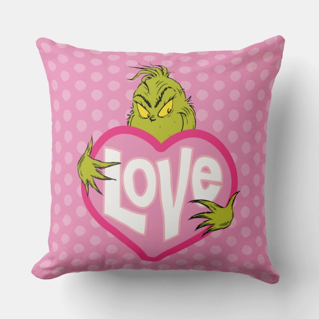 Coussin Grille | Love Pink Heart (Recto)