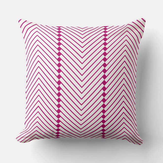 Coussin Grilles de petits Carrés et Zig Zag (Recto)