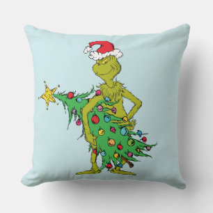 Coussin Grinch Classique Vilain